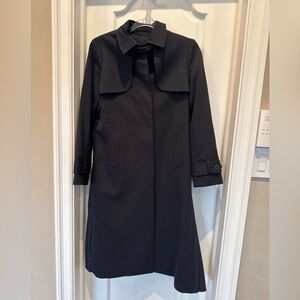 Sandro Navy Blue Size 36 Trench